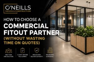 Choose a Commercial Fitout Company