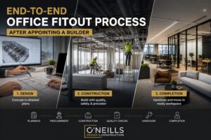 End-to-End Office Fitout Process After Appointing a Builder